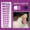 Wearable Short Round Head False Nails Full Cover Press-on Nails New Solid Color Fake Nails  Women