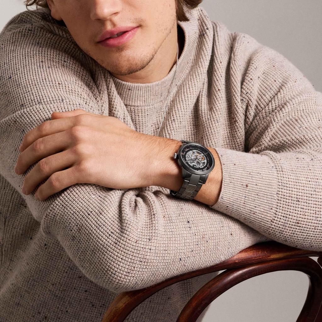 Мужские наручные часы Fossil Townsman ME3268 Серые