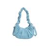 Solid Sewing Line Top Handle Bags for Women Soft Inner Compartment Wrinkled PU Bags Fashion
