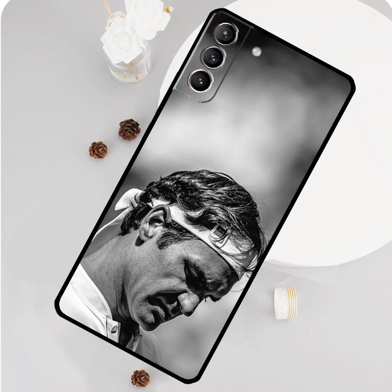 Теннис Роджер Федерер RF Чехол Для Samsung Galaxy S23 FE S20 S21 S22 Ultra S8 S9 S10 Plus Note 10 20 Ultra Мягкая Крышка
