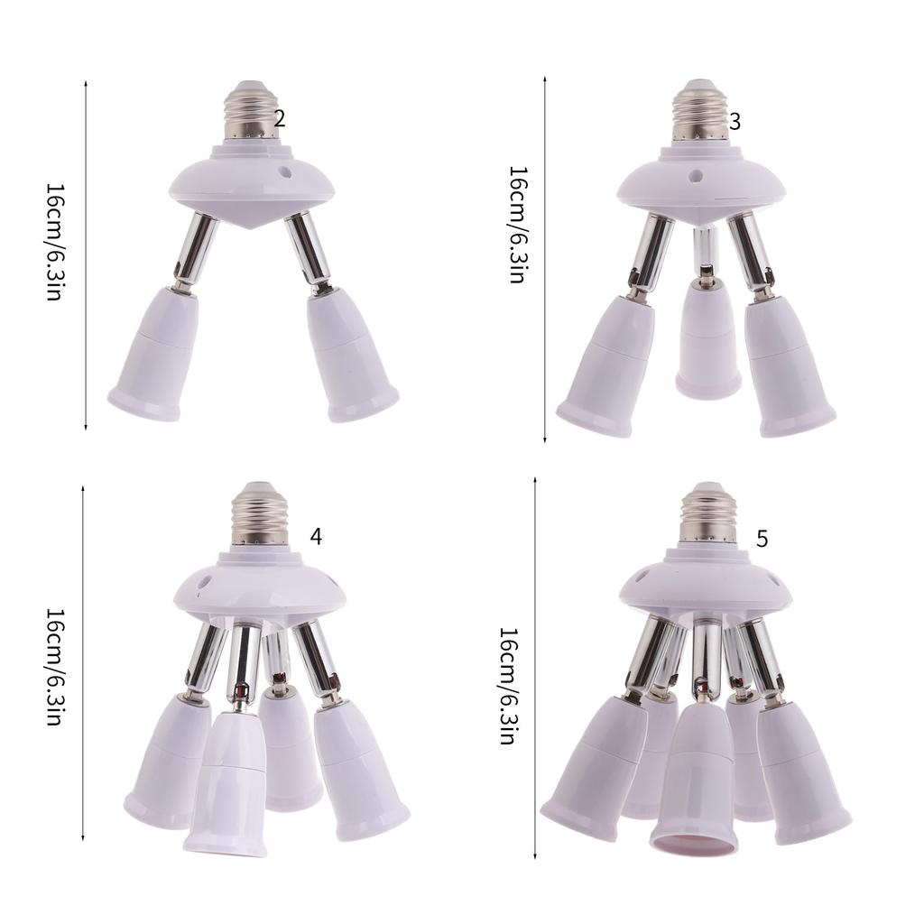 Многофункциональный цоколь от E27 до E27, цоколь для лампы, разветвитель, адаптер для лампочки для домашней студии и кухни