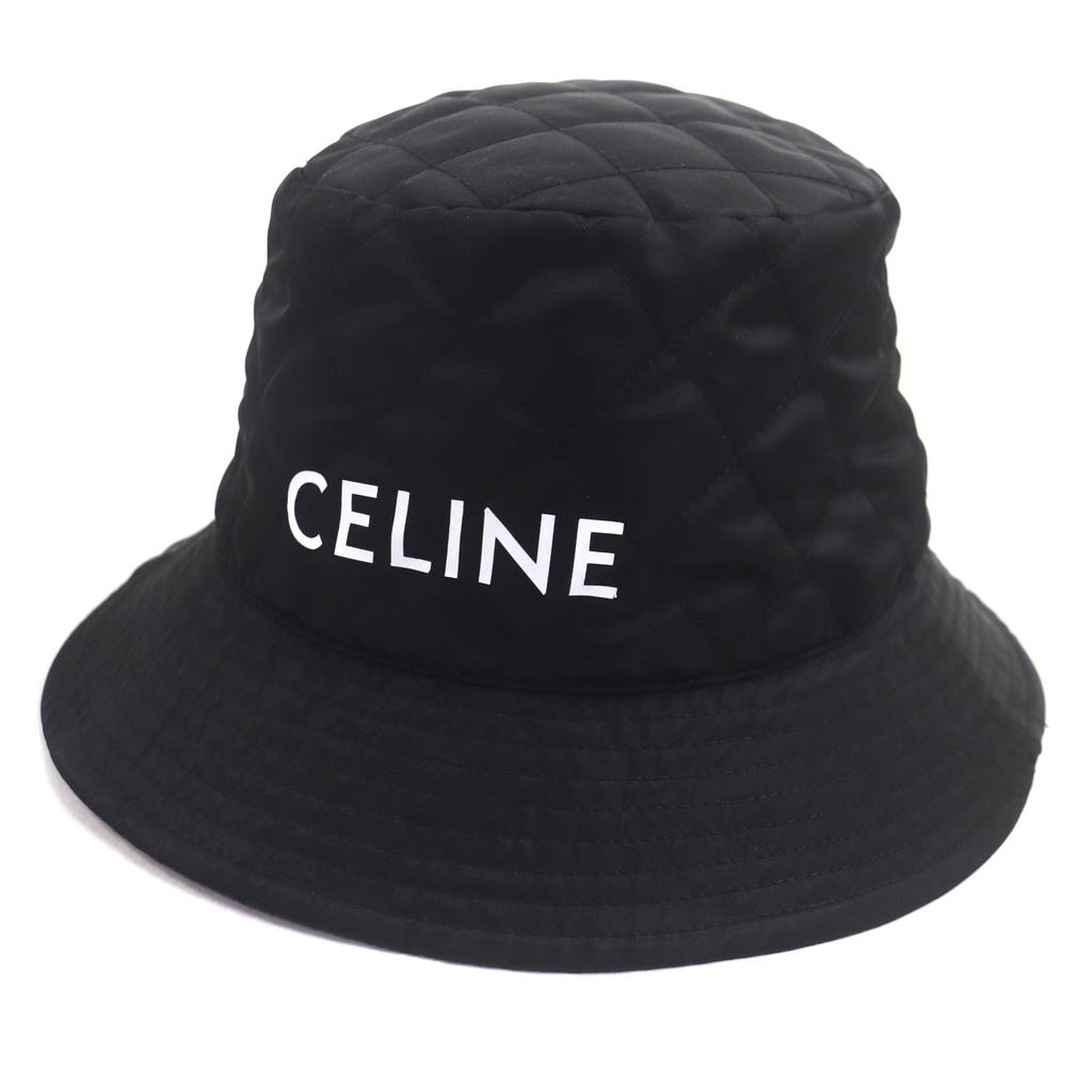 Отличная шляпа CELINE Черно-оранжевая Нейлон мужская M 2AUB0930C Б/у