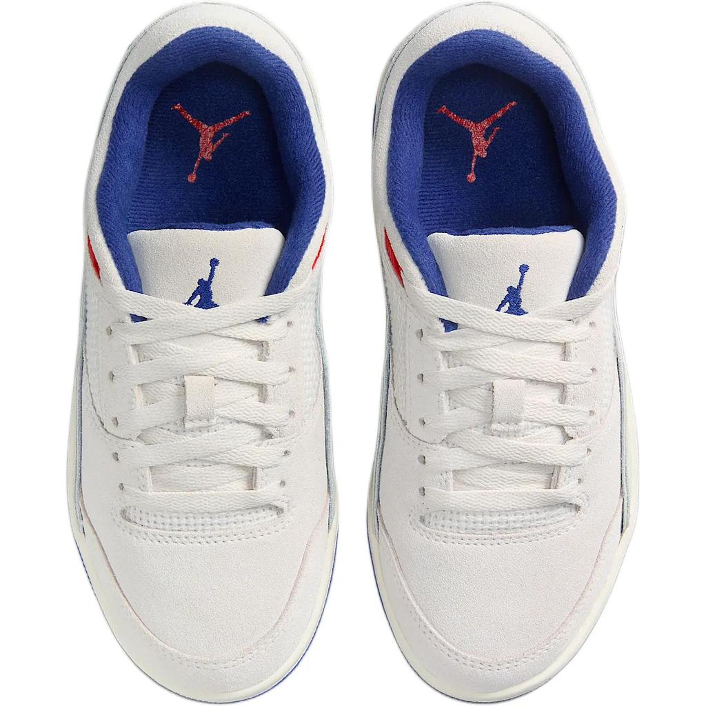 Air Jordan Flight Court GS Фантом Глубокий Королевский Синий Детские Кроссовки Белый Чилийский Красный HF3333-005