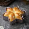 Champagne Gold Star Shaped Cake Pan Mold Baking Hexagonal 3D Nonstick Coated Baking Pan Bread Cheese Oven Pan Kitchen Tools
