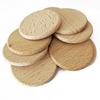 10pcs Unfinished Natural Wood Round Disc Natural Beech Wood Round Slice Blank Wood Pieces  Handwork