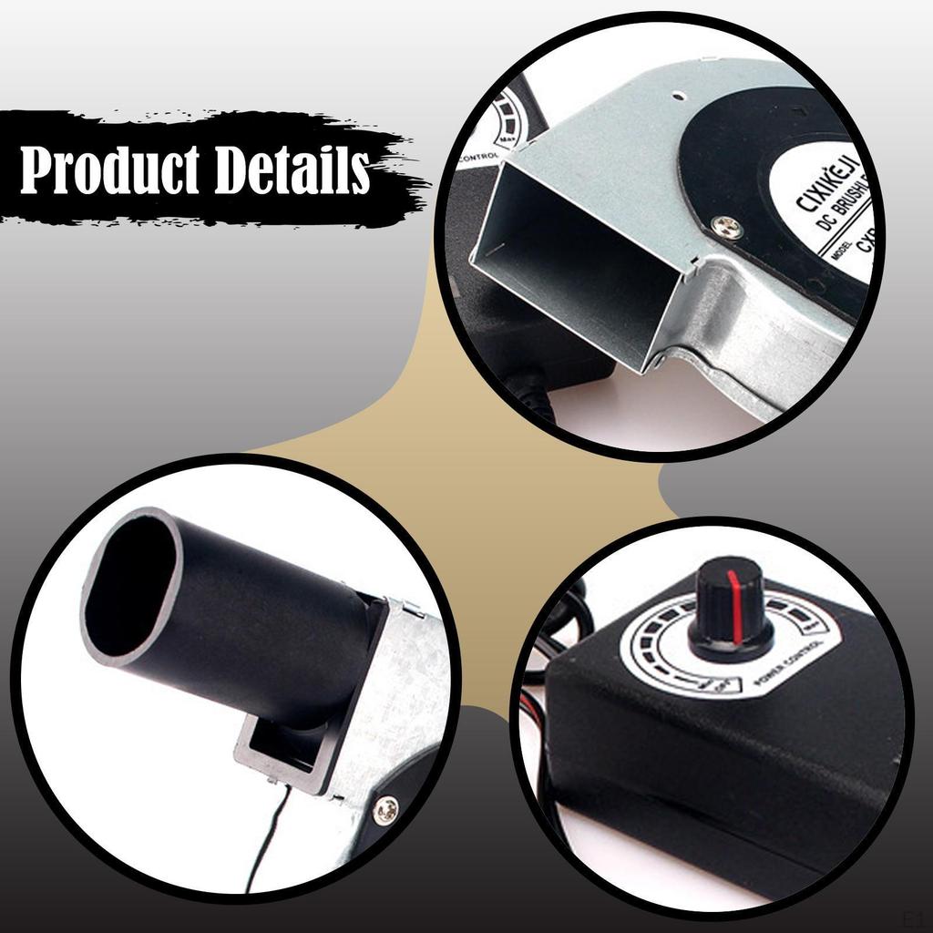 Barbecue Air Blower Camping Fire Metal Fan Adjustable Outdoor Fans BBQ for