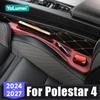 Для Polestar 4 EV 2024 2025 2026 2027 Заглушка щели сиденья автомобиля Герметичная полоска Ящик для хранения швов Внутренняя подушка Внутренние аксессуары