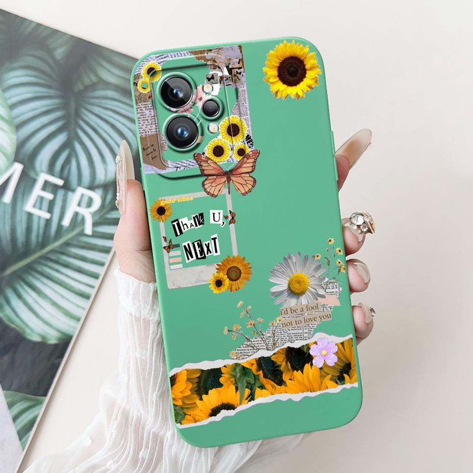 Девочковый чехол-сердечко для Realme GT2 Pro Чехол Realme GT Neo2 GT2 GT Neo 3T Funda Мягкий матовый силикон Защитная крышка для объектива Capa