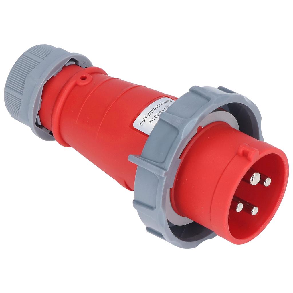 Industrial Connector IP67 Waterproof Concealed Mount Aviation Plug 4 Pin 3P+E AC 380415V 16A
