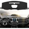 Leather Dashboard Dash Cover Mat Carpet PU Compatible With - Chevrolet Silverado&GMC Sierra 1500/2500HD/3500HD(Non-Compatible Hyundai Sonata NF)
