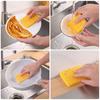 "Wood Pulp Cotton Absorbent Sponge Pad for Dishwashing & Table Cleaning"