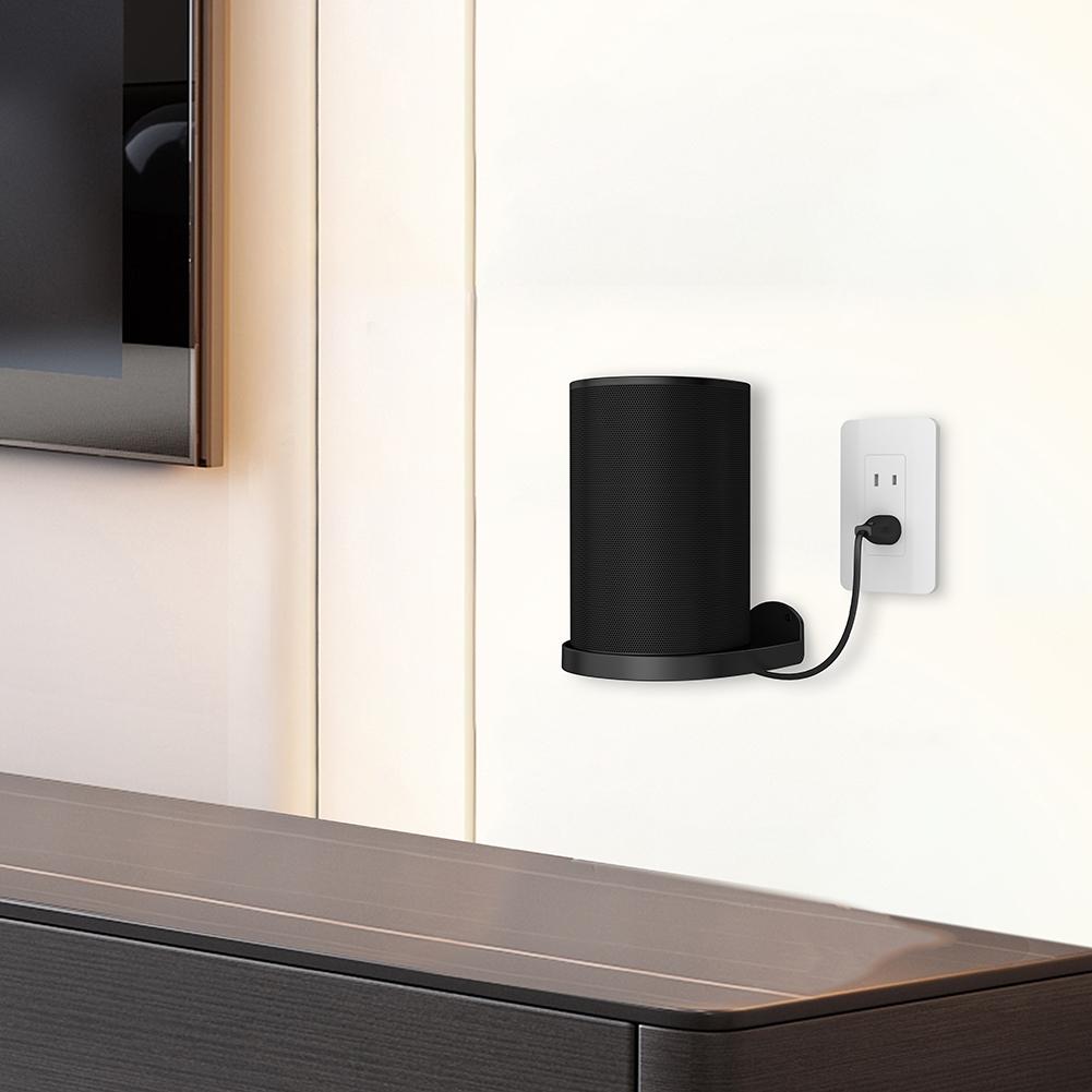 Wall Mounted Speaker Stands Reserved Charging Port Speaker Wall Holder Built-in Cable Management Compatible with Sonos Era 100