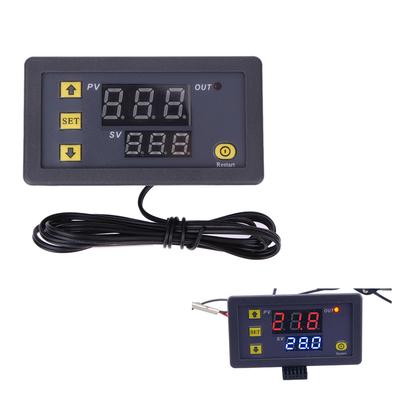 W3230 DC 24V 20A NTC высокоточный термостат с цифровым дисплеем, регулятор температуры, красный и синий дисплей, -55℃-120℃, релейный выход