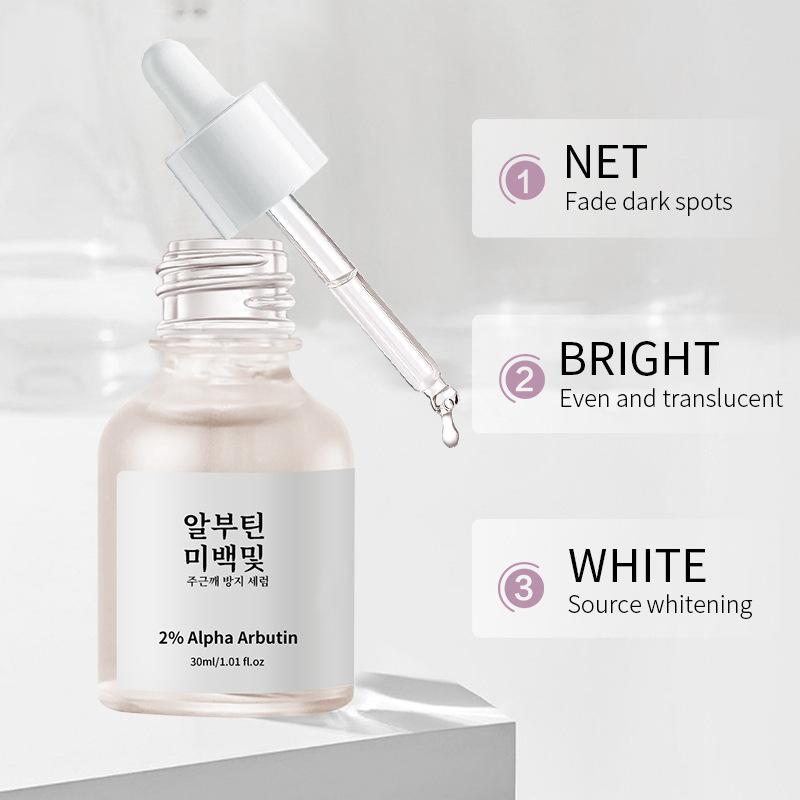 Nicotinamide Arbutin Whitening Freckle Serum,Brightens Skin Tone Moisturizing Face Essence
