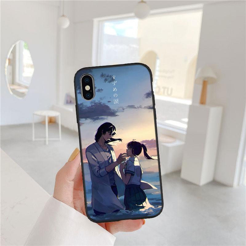 HK68 Мягкий чехол-ракушка Suzume для iPhone SE X XS XR 16E 17 11 Pro Max 8 7 6 6s Plus Air