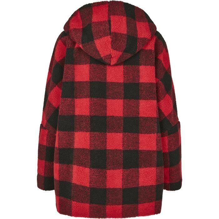 Veste Oversize À Capuche Sherpa - URBAN CLASSICS - Femme