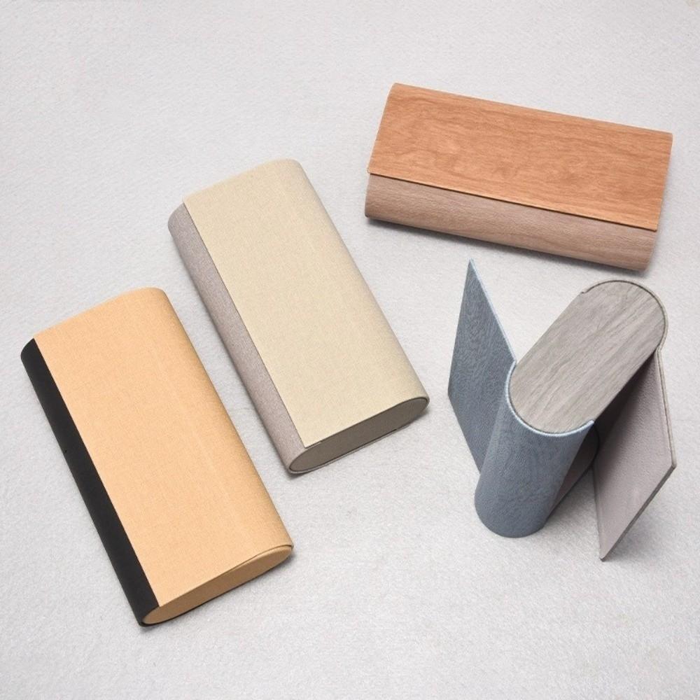 Double Layer Double Eyeglasses Case Large Capacity Waterproof Eyeglasses Holder PU Leather Scratch Resistant Sunglasses Box Men
