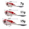 Bass Spoon Metal Vibration Rotate Metal Fishing Bait Wobblers Crankbaits Treble Hook VIB Lure