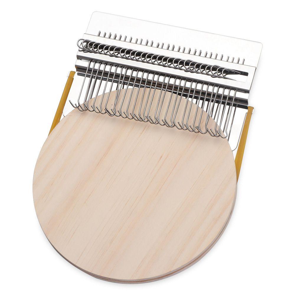 DIY Textile Tools Wooden Fun Mending Loom Darning Machine Loom Small Loom Speedweve Type Weave Tool