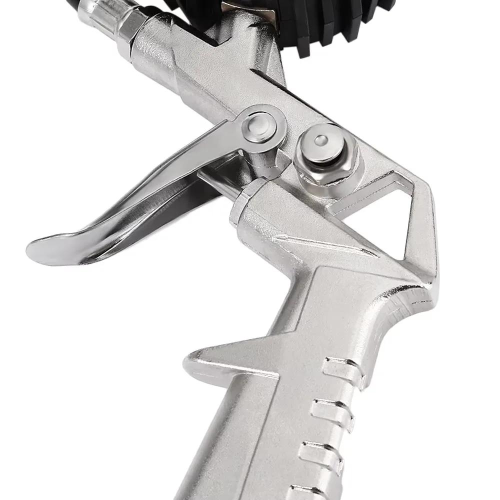 Пистолетный тип для воздушного компрессора Прочный манометр для шин для автомобиля, мотоцикла, внедорожника Накачивающие насосы Инструменты для ремонта шин