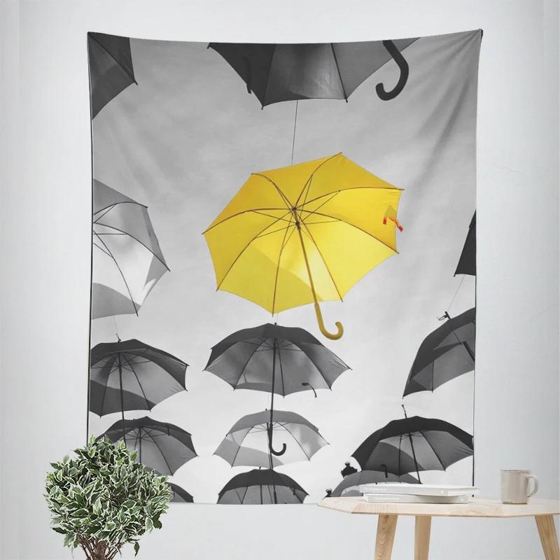 Креативный декоративный гобелен в серо-белых тонах для украшения стен дома, офиса, гостиной, гобелен