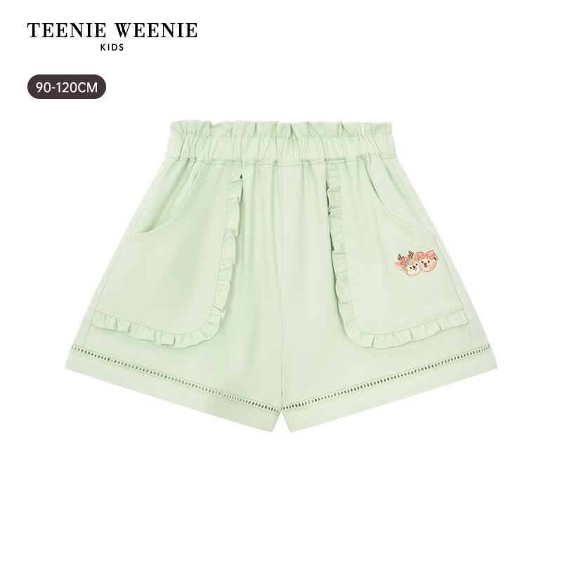 Teenie Weenie Милые кружевные прямые шорты для девочек
