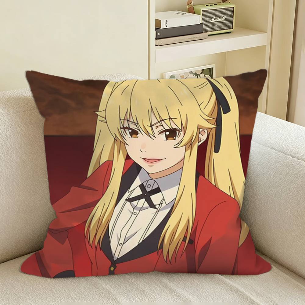 Compulsive Gambler Mary Saotome Square Sofa Pillow Cover Solid Color Living Room Home Decor Cushion Case