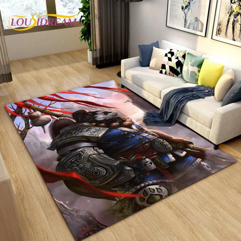 3D WOW, большой коврик для игровой зоны World of Warcraft, коврик для гостиной, спальни, дивана, коврик для украшения, детский нескользящий напольный коврик