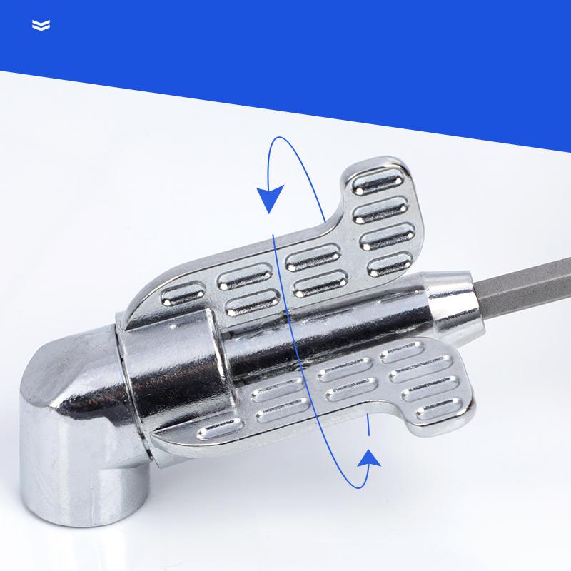 Насадка для сверления под прямым углом, адаптер для сверла под прямым углом 105 градусов, угловая отвертка для труднодоступных мест (ДЛИННЫЙ&КОРОТКИЙ)-Серебряный