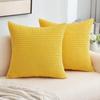 Nordic Corduroy Throw Pillow - Modern Sofa Cushion with Corn Kernel Design