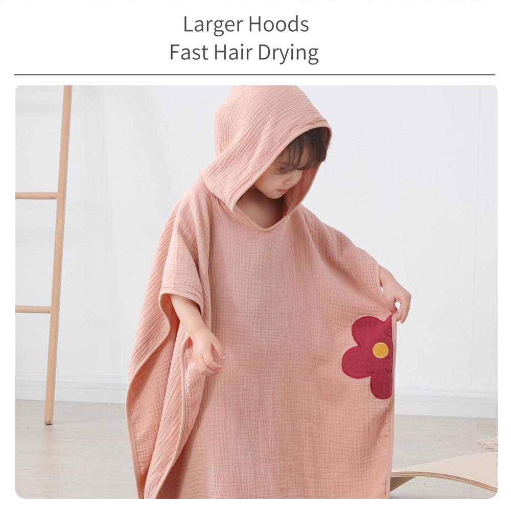 Детское банное полотенце с капюшоном. Хлопковые детские полотенца с капюшоном. Банная накидка для пляжного душа для детей в возрасте 0-6 лет.