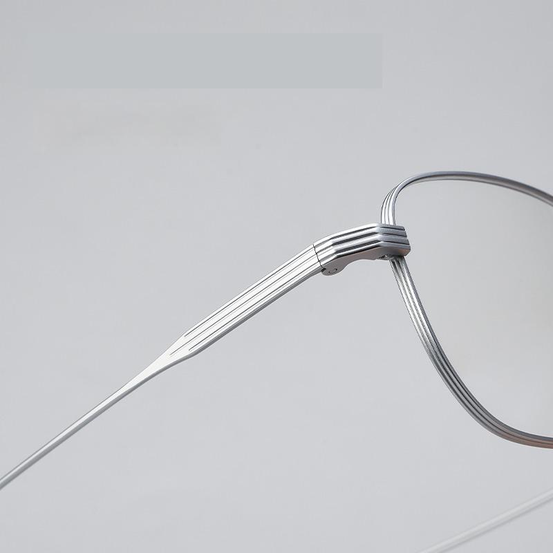 Fashionable Pure Titanium Presbyopia Glasses Frame High Quality Anti Blue Light Reading Glasses For Men And Women 80809TS
