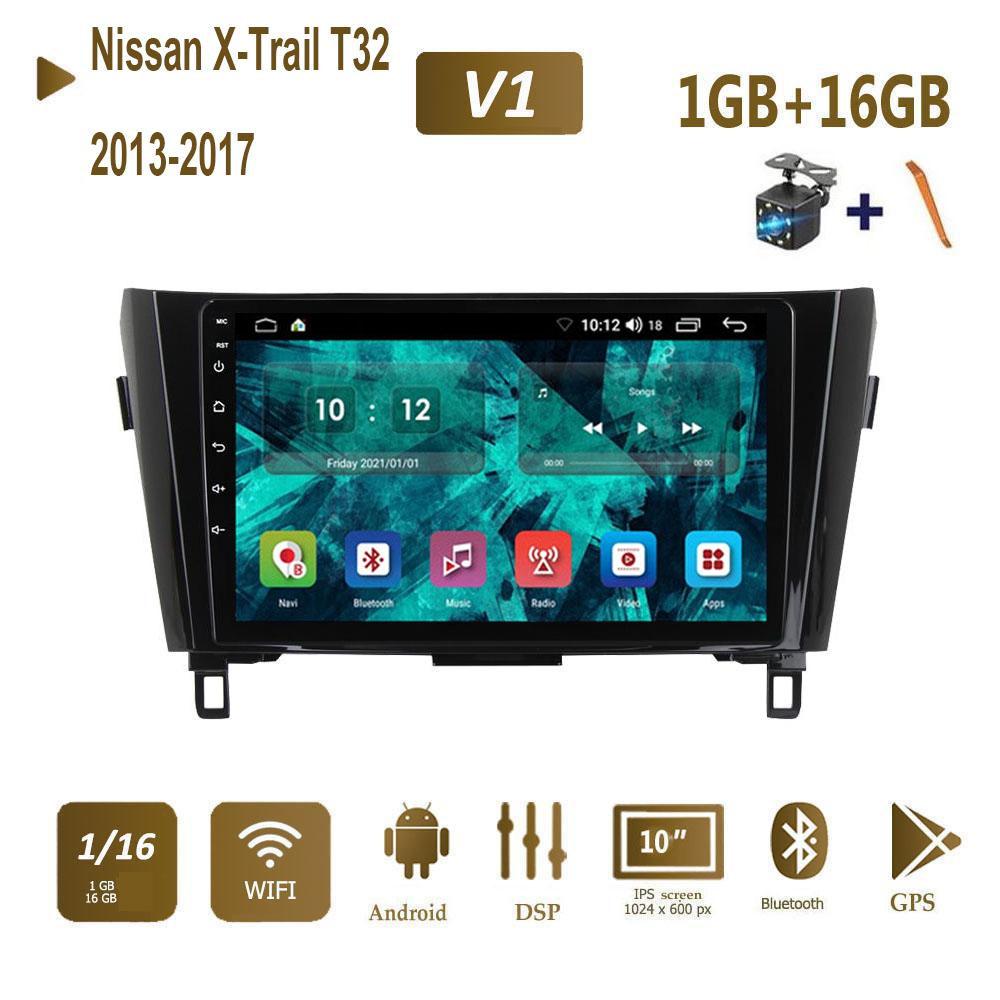 2Din For Nissan X-Trail T32 Qashqai 2013-2017 Android Car Stereo Radio Multimedia Video Player GPS Navigation 1+16GB