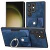 Чехол-кошелек со слотом для карт Samsung S23 S22 Ultra S21 S20 Fe A14 A34 A54 A13 A23 A33 A53 A12 A32 A52/iphone 14 13 12 11, кожаный чехол с держателем для кольца на палец