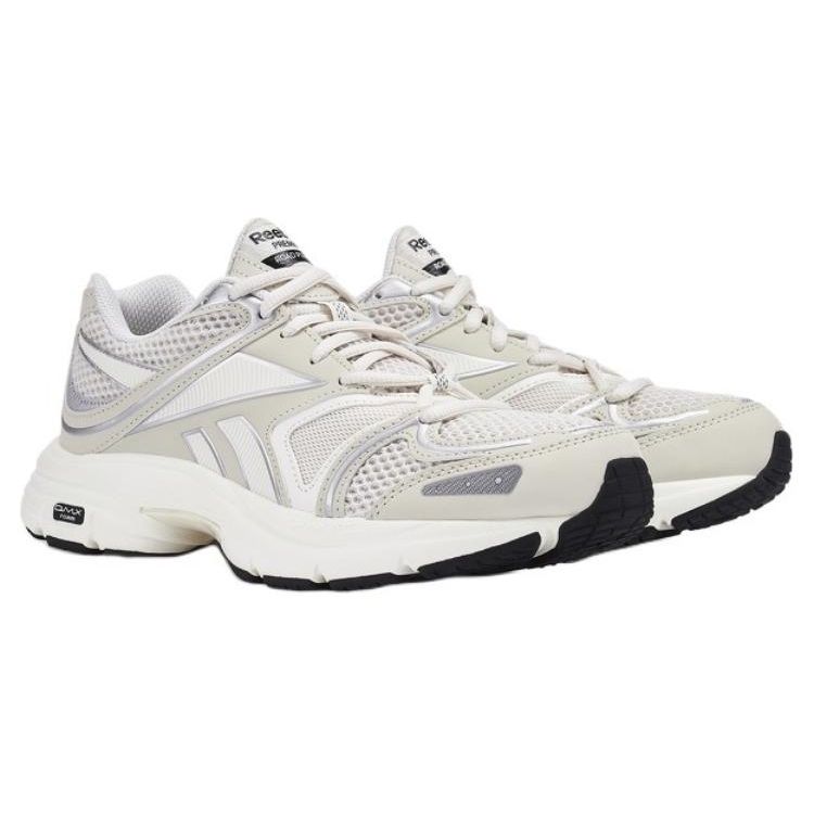 Reebok Premier Road Plus 6 Bone Silver Metallic Women Sneakers Cream Chalk 100074089