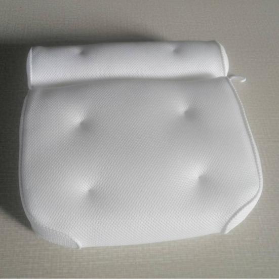 Подушка для ванны с присоской, противоскользящая, очень мягкая, для поддержки головы, шеи и спины