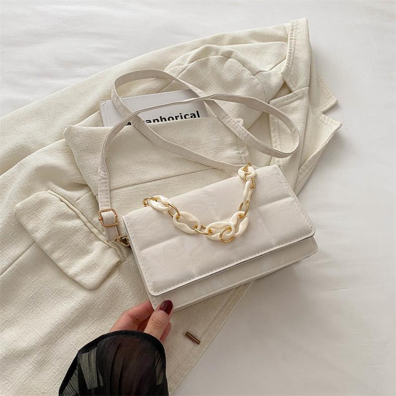 Stylish Mid-soft Pu Leather Crossbody Bag Minimalist Design For Street Fashion