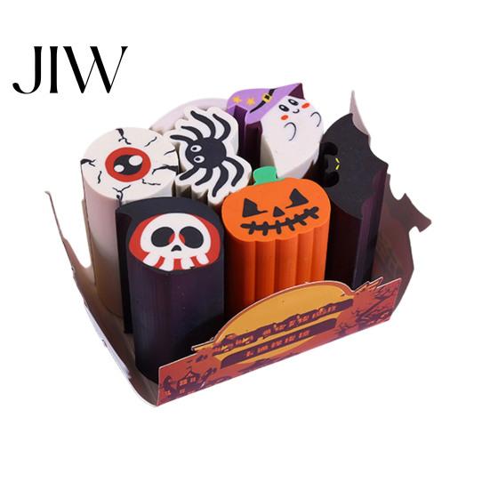 Back to School Stationery Pencil Erasers, Cute Fruit, Candy, Dessert Shaped Cylindrical Creative Classroom Supplies Eraser, Desktop Stationary