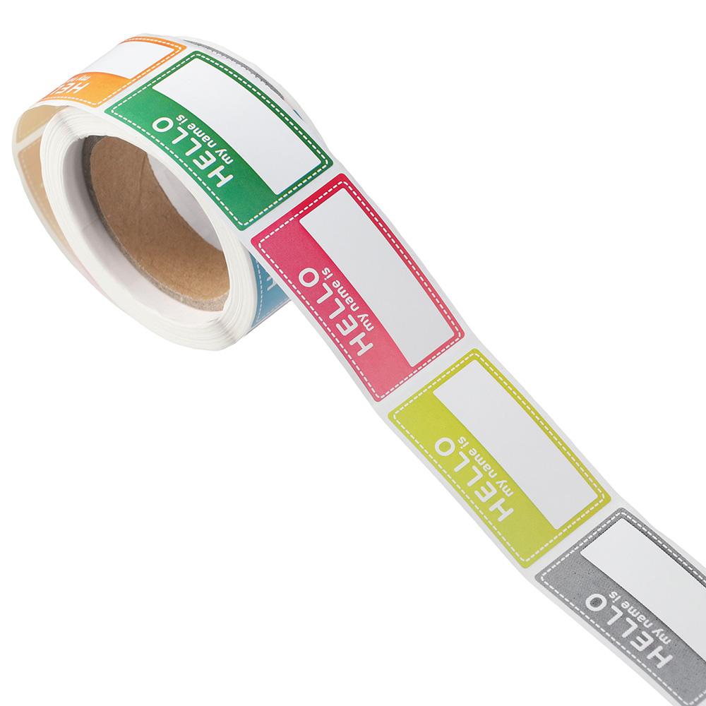 Hello My Name Is Name Stickers Blank Name Labels Multi Purpose Name Tag Office