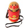 Anpanman Die-Cut Water Bottle with Straw, Insulated, 400ml, Plastic (New Model)