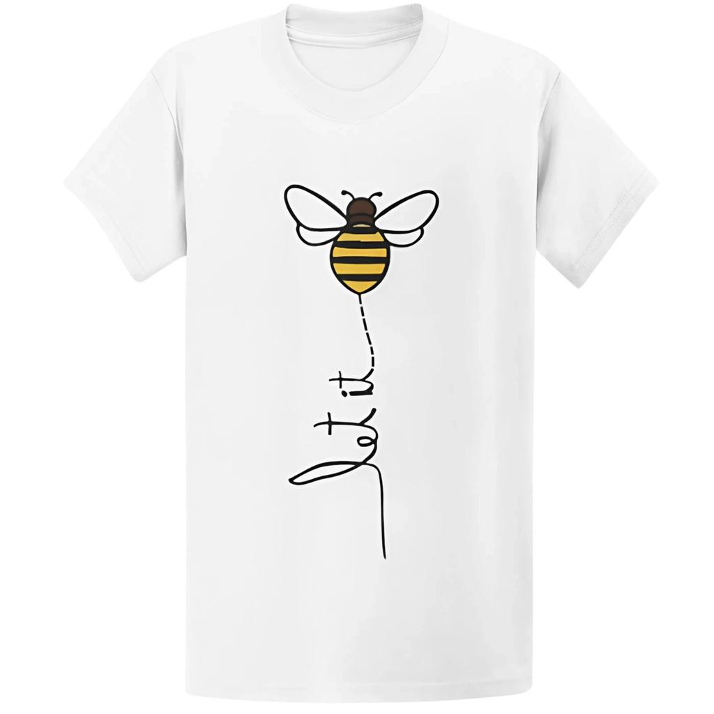 Gildan 5000 Save The Bees Let It Bee T-Shirt - Beekeeper Wildflower Gift Tee