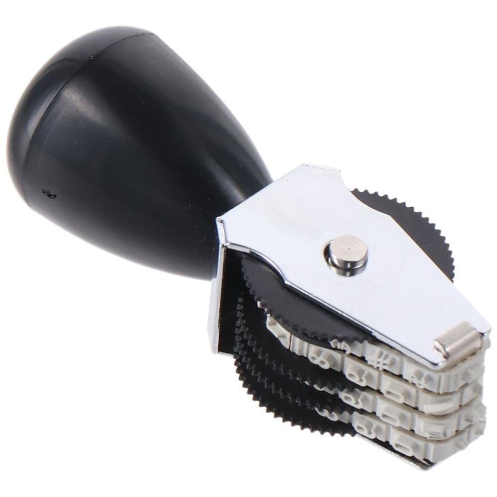 Personalized Roller Stamps Changeable Business Stamps Multi-Function Number Stamp Office