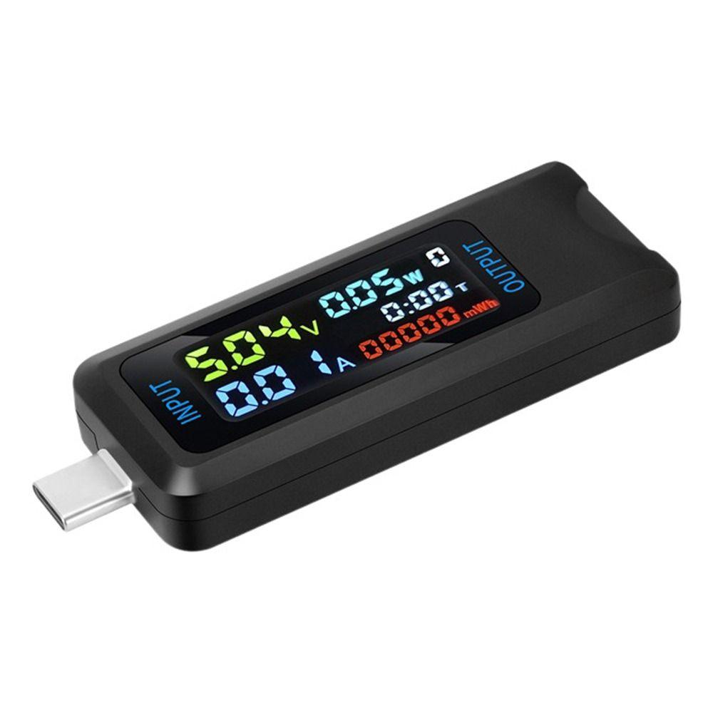 Color Display USB Tester Type-C&USB Current Voltage Meter DC Digital Voltmeter  Hard Disk