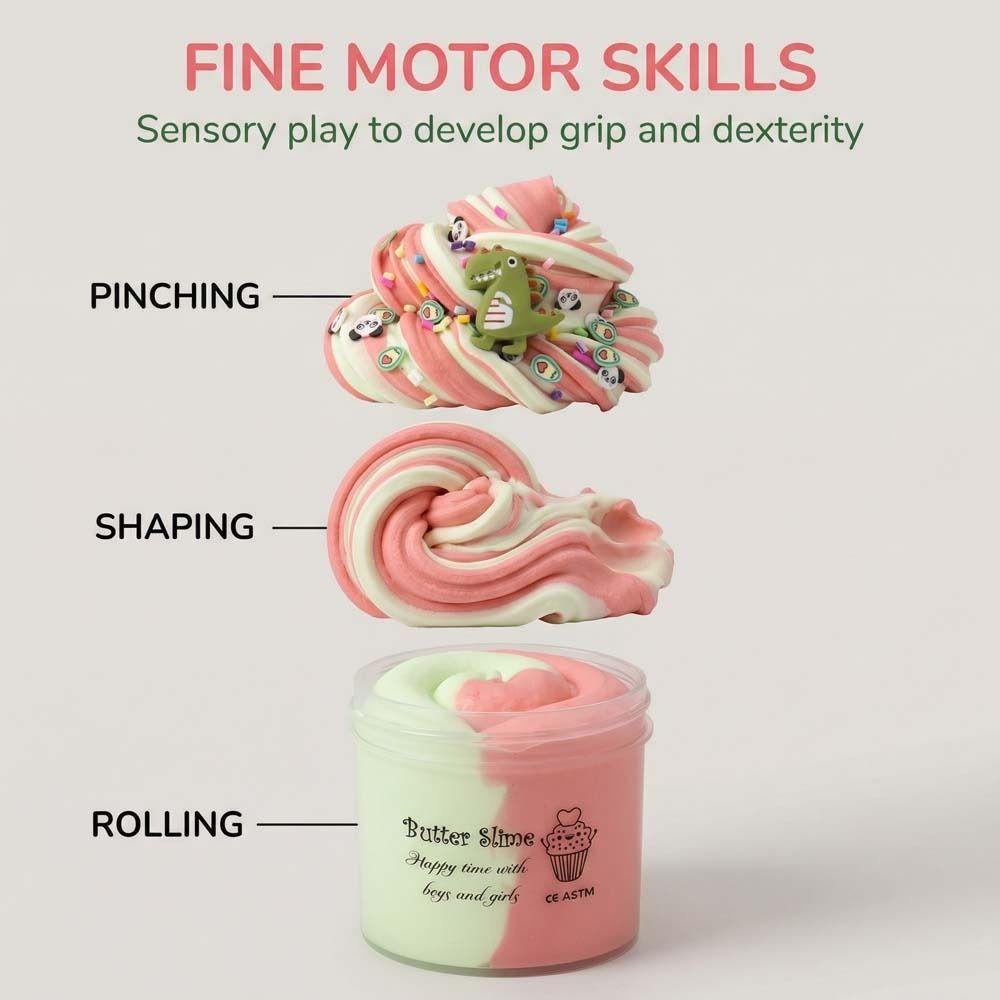 Safe Butter Fluffy Slime Kit Creative Cultivation Slime Crystal Puree Crystal Slime Toy Children