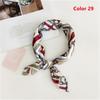 Gifts Women Small Vintage Square Scarf Silk Feel Satin Head Neck Hair Tie Band