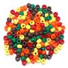 200pcs 6x9mm Mixed Color Big Hole Pony Beads Loose Spacer Acrylic Beads For Jewelry Making DIY  Hair Braids Bracelet Accessories