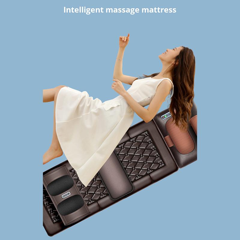 Электрический массажер-подушка для всего тела, вибрационный коврик, массажер для спины, массажная подушка для шеи, массажный матрас, забота о здоровье