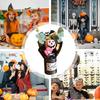 Halloween Bouquet Artificial Flowers Table Centerpiece Pumpkin Bouquet Artificial Flowers with Eucalyptus Leaves Indoor Table