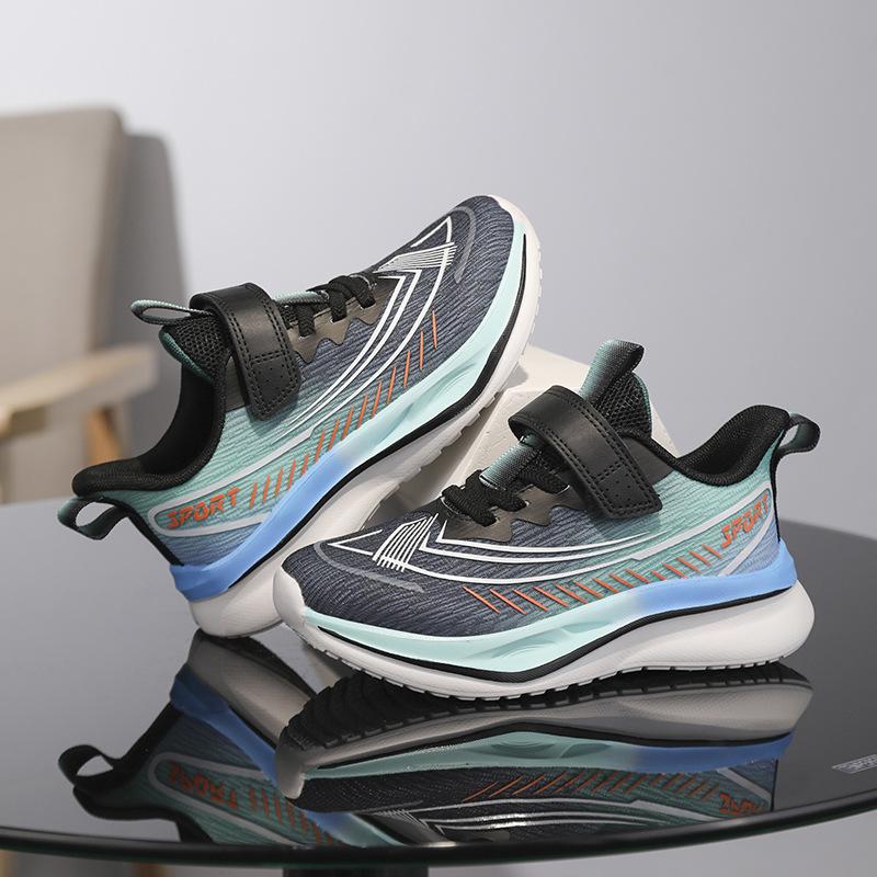 Детская серия 7pro кроссовки сетчатые дышащие для средних и старших детей на липучках для мальчиков нескользящие кроссовки