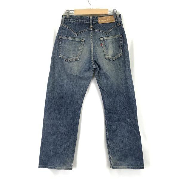 EDWIN 503S Bold Wash Denim Jeans Navy Size 28×33 Inseam 74cm Made In Japan(USED)